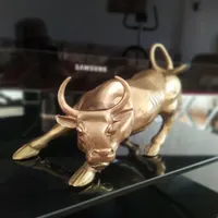 مجسمه گاو.برنز برنج.وارداتی