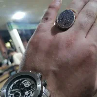 انگشتر نقره عقیق یاسمنی
