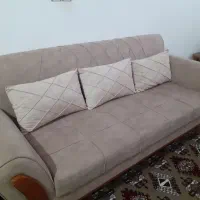 مبل و ست میز عسلی در حد نو