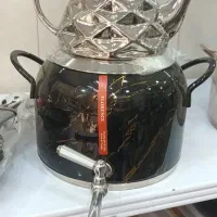 کتری قوری استیل کفه چدن طرح سنگ|قوری، کتری، قهوهساز دستی|همدان, |دیوار