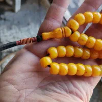 تسبیح کرپ کهنه قاجاری|کلکسیون اشیاء عتیقه|کوهدشت, |دیوار