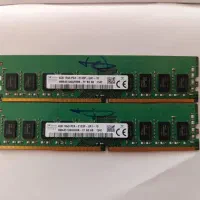۲ عدد رم دسکتاپ 4 گیگابایت DDR4