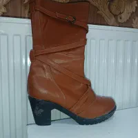 پوتین زنانه عسلی خارجی|کیف، کفش، کمربند|ملایر, |دیوار