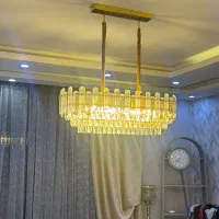 لوستر ۷ ردیف دو عدد و یک لاینر|لوستر و چراغ آویز|اهواز, زیتون کارمندی|دیوار