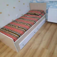 تخت خواب کودک،تشک ،کمد و بوفه|تخت و سرویس خواب|گرگان, |دیوار