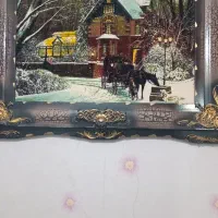 تابلو فرش منظره درحدنو سالم و تمیز