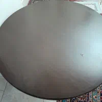 میزگرد چوبی با شال رویه ی بلند|مبلمان خانگی و میز عسلی|تبریز, |دیوار