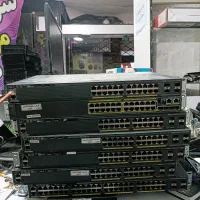 7 عدد سوئیچ شبکه Cisco همگی به صورت یکجا