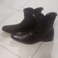 کفش نیم بوت چرم اصل فرانسه