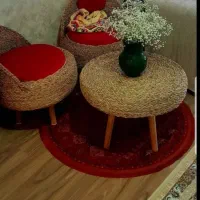 تولیدوپخش پاف حصیری صندلی حصیری با کیفیت بالا|میز و صندلی غذاخوری|چهاردانگه (تهران), |دیوار