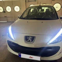 پژو۲۰۷ سفید۱۴۰۴ سقف فلز