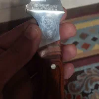 چاقو شکاری با دسته چوبی USA