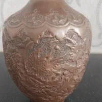 گلدان مسی قدیمی|صنایع دستی و سایر لوازم تزئینی|کرج, شهرک آسمان|دیوار
