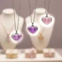 گردنبند های قلب یخی|بدلیجات|مبارکه, |دیوار