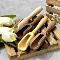 قاشق آنتیک ۱۷/۱۳ سانتی چوبی