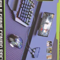 موس کیبورد گیمینگ با آداپتور وصل شدن به موبایل