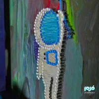 تابلو میخ و نخ با نور مخفی