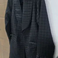 ۲متر پارچه ژاکارد مشکی