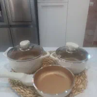 سرویس قابلمه ۵ پارچه مارک عروس مدل ویکتوریا|ظروف پخت‌وپز|تهران, شهران جنوبی|دیوار