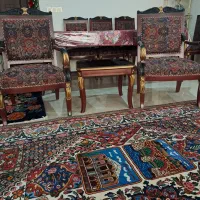 مبل ناهارخوری برلیان استیل آنتیک لوستر ایتالیا|مبلمان خانگی و میز عسلی|تهران, صادقیه|دیوار