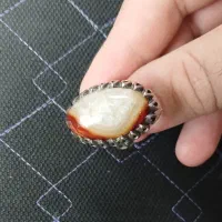 انگشتر رکاب نقره عقیق