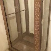 بوفه ویترین چوبی شیک