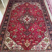 فرش دستبافت کارکرده -خاب رفته مناسب باغ و اتاق|فرش|ارومیه, |دیوار