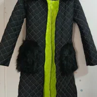 کاپشن خزدار بلند