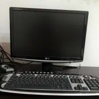 مانیتور و کیس و کیبورد و میز کامپیوتر|رایانه رومیزی|ملارد, |دیوار