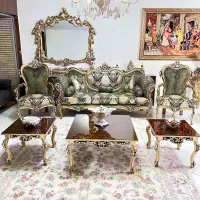 مبلمان استیل ورق طلا بانهارخوری(درحد بسیار آکبند)|مبلمان خانگی و میز عسلی|تهران, فرمانیه|دیوار