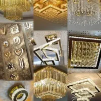 لوستر دیوارکوب و سقفی به نرخ فاکتور