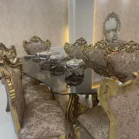 مبلمان سلطنتی ورق طلا|مبلمان خانگی و میز عسلی|پردیس, فاز ۴|دیوار