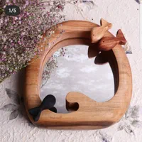 آینه چوبی کارکیا چوب|آینه|تهران, تجریش|دیوار