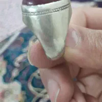 انگشتر عقیق رکاب فیلی دو مهر|جواهرات|قرچک, مهدیه|دیوار