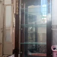کمد ویترین چوبی|بوفه، ویترین، کنسول|نجف‌آباد, حومه نجف آباد|دیوار