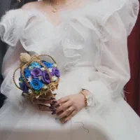 لباس عروس فوقالعاده براق وخاص(توضیحات مهم)