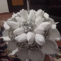 جدید ترین دسته گل عروس برای عروسای خوش سلیقه|گل مصنوعی|پلدشت, |دیوار