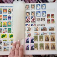 البوم تمبر|کلکسیون سکه، تمبر، اسکناس|تهران, سعادتآباد|دیوار