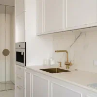طراحی و اجرای کابینت نئوکلاسیک با رنگ پلی اورتان|مصالح و تجهیزات ساختمان|رودهن, |دیوار