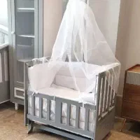 تخت و گهواره چوبی سیسمونی مانی نی|تخت و صندلی بچه|تهران, عبدل‌آباد|دیوار