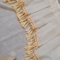 پرده آشپرخانه و هال تمیز و سالم