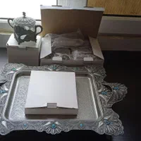 فروش فوری سرویس چای خوری پیونر نگین دار کاملاً نو|ظروف سرو و پذیرایی|قم, عمار یاسر|دیوار