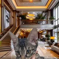 بچه گربه زیبا و بازیگوش