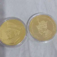 دوعدد سکه شاهی آب طلا فروشی