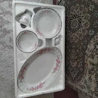 سرویس کامل 6 نفره شرکت زرین اصفهان * ۴۵ پارچه *|ظروف سرو و پذیرایی|تهران, سیروس|دیوار