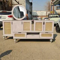 میز تلویزیون با اینه کنسول و جاکفشی ست