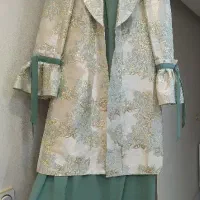 مانتو مجلسی ژاکارد