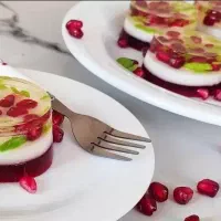 ژله دسر کیک میوه اسلایسی پک دفاعیه