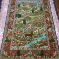 تابلوفرش دستباف و قالیچه دستباف آنتیک|تابلو فرش|تهران, مهران (سیدخندان)|دیوار