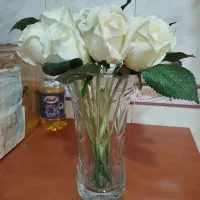 ده شاخه گل با گلدان بدون ایراد با قیمت پایین|گل مصنوعی|ارومیه, |دیوار